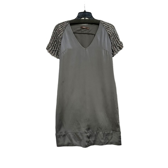 REISS | Sequin Sleeve Dress - Picture 1 of 12